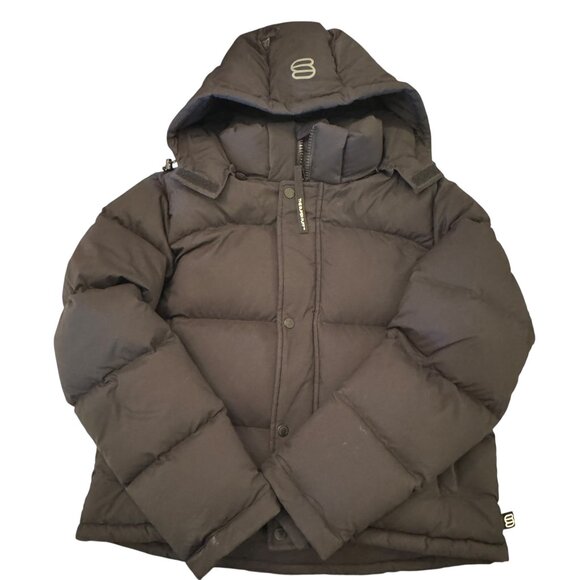 Like new! Aritzia The Super Puff Shorty cliMATTE Goose Down Jacket in Black Sz M - Picture 4 of 12